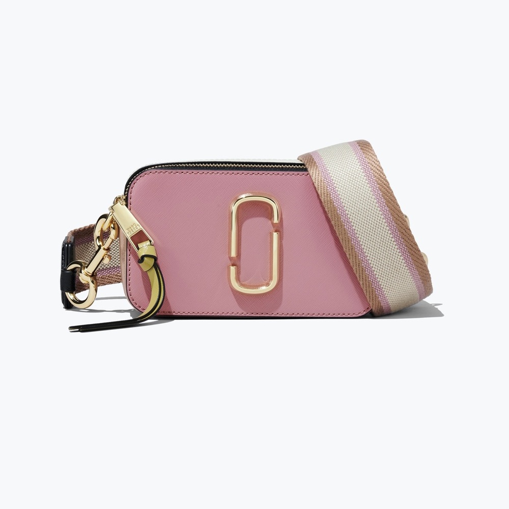 NEW Marc Jacobs Lilas Purple Pink Snapshot Camera Crossbody Bag Purse Handbag